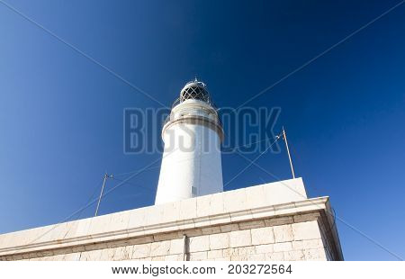 Lighthouse On Cap De Formentor On Island Majorca, Balaeric Islands, Spain.