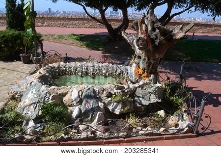 Small fountain on Petrovaradin fortress, Novi Sad, Serbia