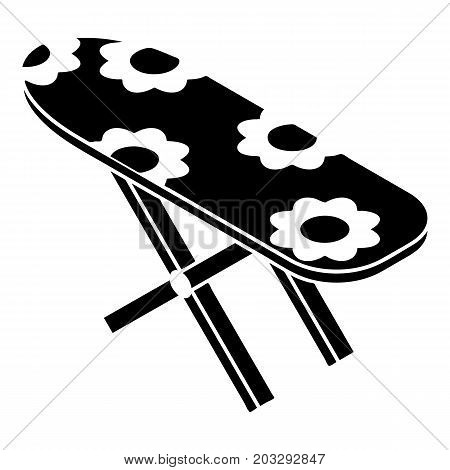 Ironing board icon. Simple illustration of ironing board vector icon for web design isolated on white background
