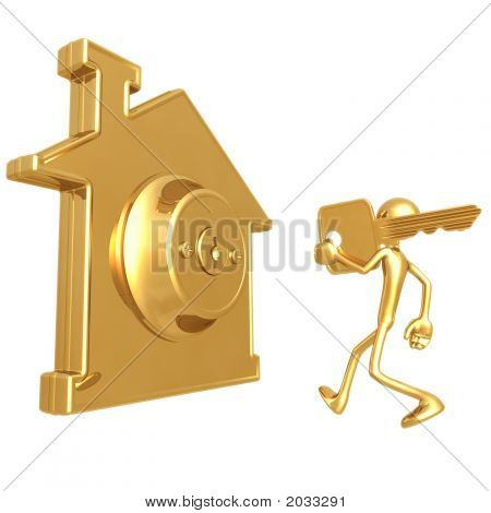 Gyldne hus nøgle