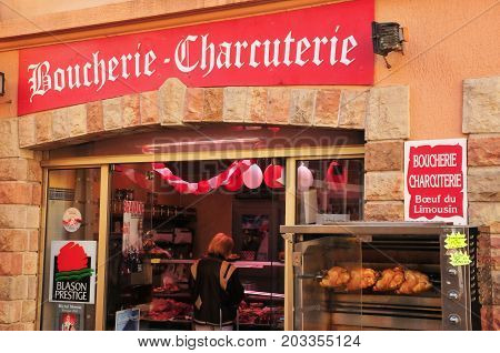 Frejus; France - april 16 2016 : the picturesque city in spring
