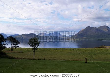 Raasay is an island located between Scotland and the Isle of Skye.