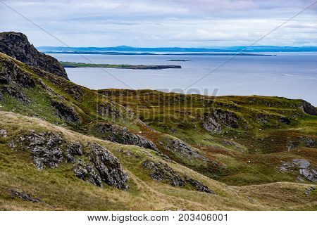 View of Slieve League Cliffs, County Donegal, Ireland
