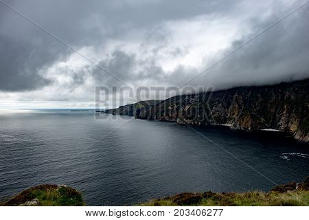 View of Slieve League Cliffs, County Donegal, Ireland