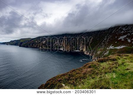 View of Slieve League Cliffs, County Donegal, Ireland