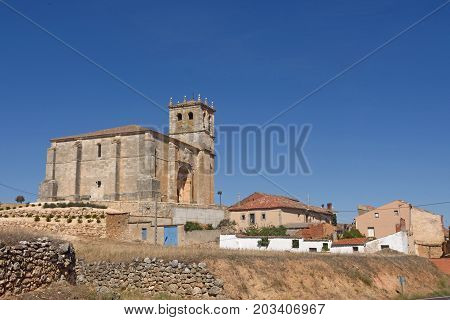 Nuestra Senora De La Asuncion, Olmedillo De Roa, Ribra Del Duero, Burgos Province,castille And Leon,