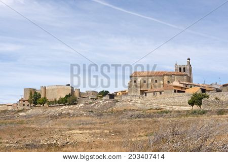 Village Of  Montealegre De Campos, Tierra De Campos Region, Valladolid Province, Castilla Y Leon, Sp