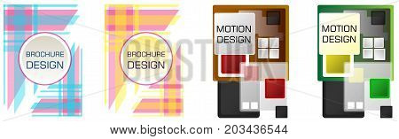 Set Of Bright Posters