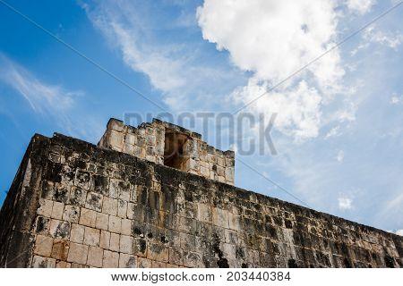 Ballcourt At Chichen Itza, Yucatan, Mexico
