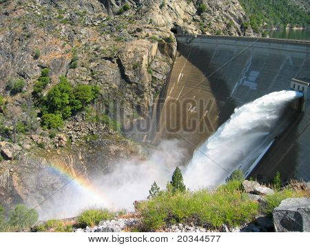 Hetch Hetchy diga in Yosemite
