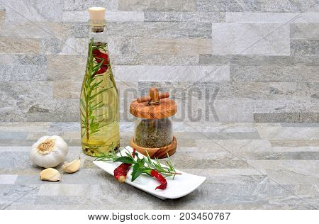 salat dressing front view close up photo