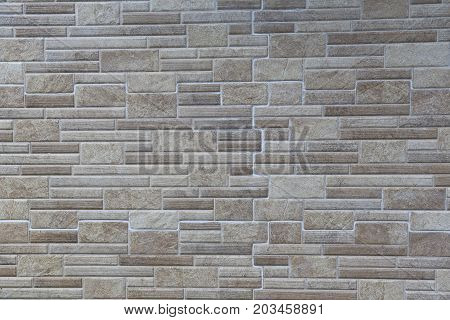 Old brick wall in decoration architecture for the design background.