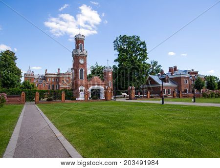 Ramon Russia - June 07 2017: Palace of the Princess of Oldenburg Ramon settlement Voronezh Region