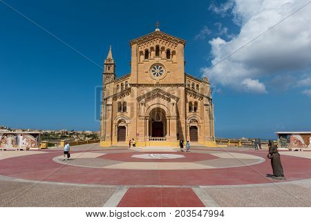 Neo Romanesque Catholic Church. Ta Pinu, Malta