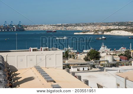 Delimara Power Station. Marsaxlokk, Malta