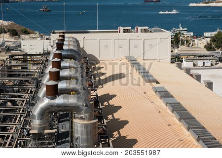 Delimara Power Station. Marsaxlokk, Malta