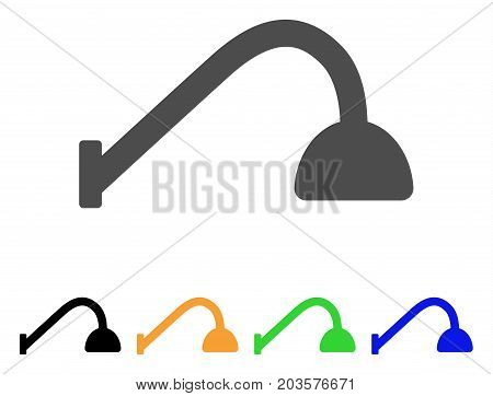 Tap Mixer icon. Vector illustration style is a flat iconic tap mixer symbol with black, grey, green, blue, yellow color variants. Designed for web and software interfaces.