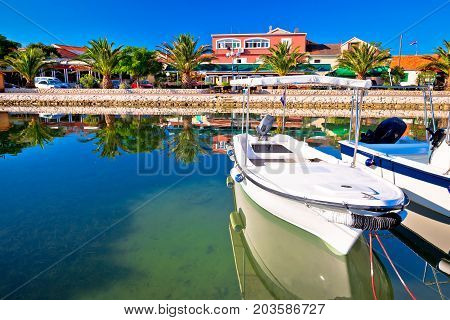Adriatic Village Of Bibinje Colorful Waterfront View