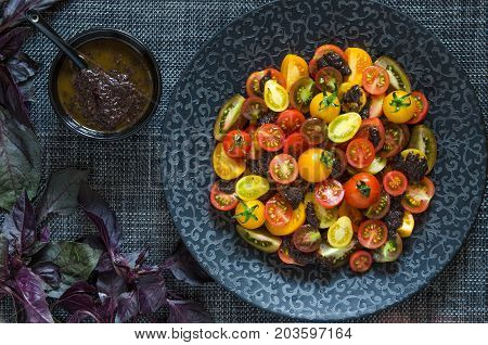 Tomato Salad With Pesto From Jamie Oliver