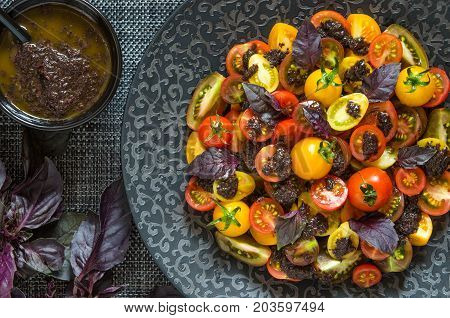 Tomato Salad With Pesto From Jamie Oliver