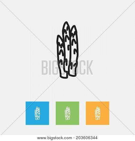 Vector Illustration Of Kitchenware Symbol On Sparrowgrass Outline