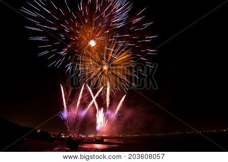 Fireworks Of St Paio Of Torreira