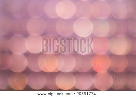 The Abstract Bokeh Of Pink Light Background.