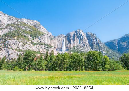 Yosemite Falls Yosemite National Park California State in USA