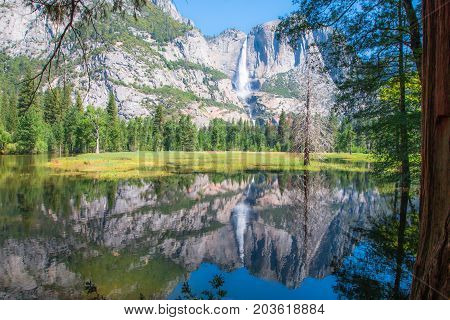 Yosemite Falls Yosemite National Park California State in USA