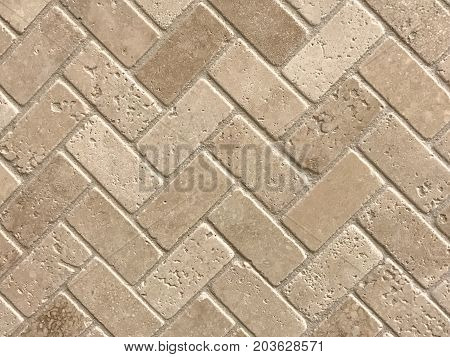 Close up of stone tiles floor background
