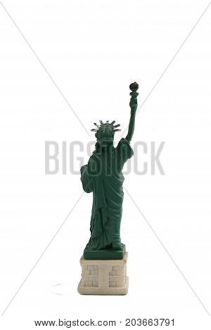 Statue Of Liberty On Liberty Island In New York Harbor In New York City In The United States, Isolat