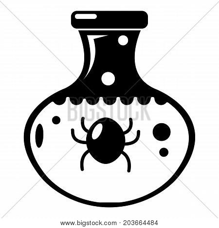 Chemical bug icon . Simple illustration of chemical bug vector icon for web design isolated on white background