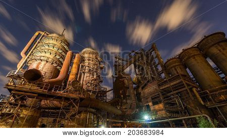 Lower region of Vitkovice - old ironworks factory