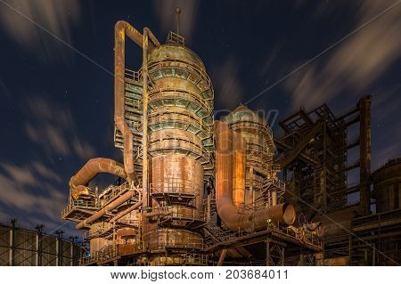 Lower region of Vitkovice - old ironworks factory