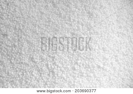 Photo of white saltpeter texture consist of many little balls