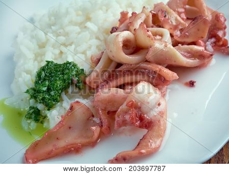 Arroz Con Calamares