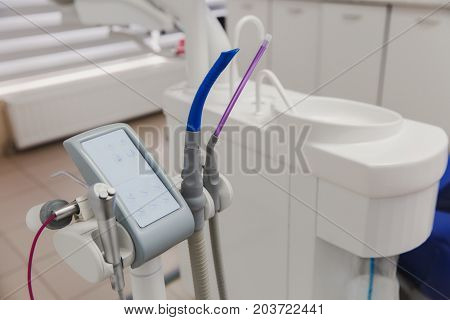 Interior Of A Dentist's Office And Special Equipment