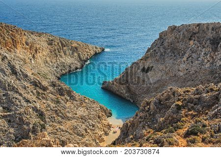 Picture of Seitan limania or Stefanou beach Crete