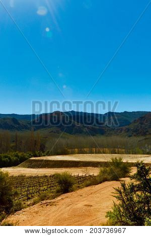 Empty Dam In The Valley Of Calitzdorp