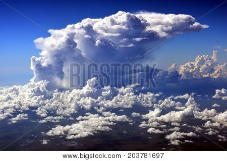 image took of the cloud when i was flying to Cuba
