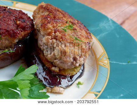 cotolette di melanzane - Italian appetizer with eggplant