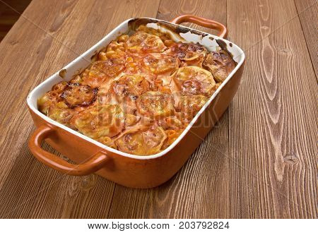 Elbow Macaroni Bake With Zucchini