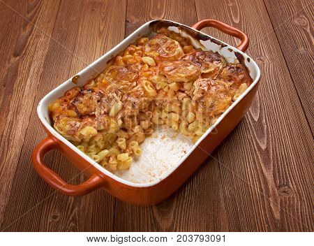 Elbow Macaroni Bake With Zucchini