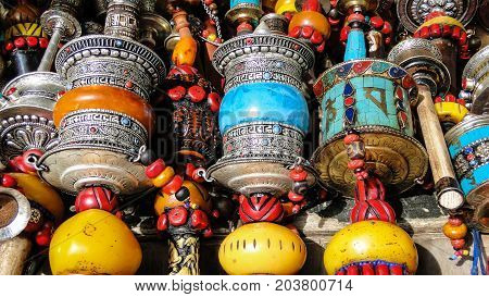 Souvenirs Jewelry And Handicraft At Flea Market