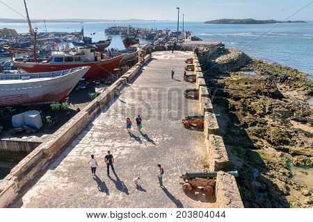 Fortress In Essaouira. Morocco