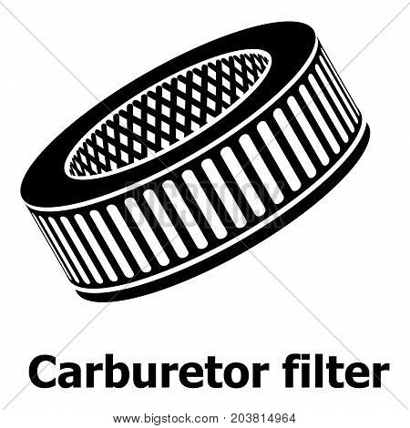 Car air filters icon. Simple illustration of car air filters vector icon for web