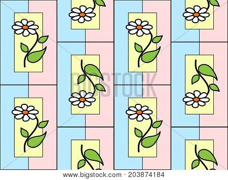 floral seamless pattern multicolored background, 
multicolored rectangles