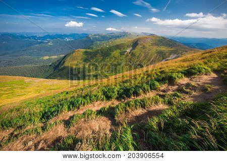 Mountain Goverla, the highest peak of Ukraine