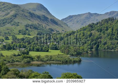 Lake shore path, Ullswater, English Lake District
