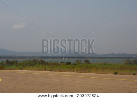 Stagno Di Cagliari (pool Of Cagliari) Lagoon
